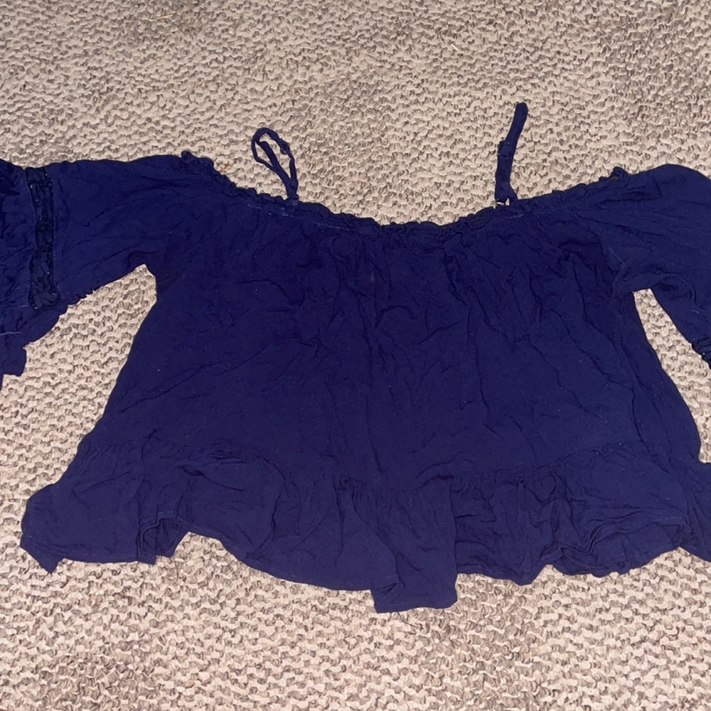 Women’s pacsun off the shoulder crop top new